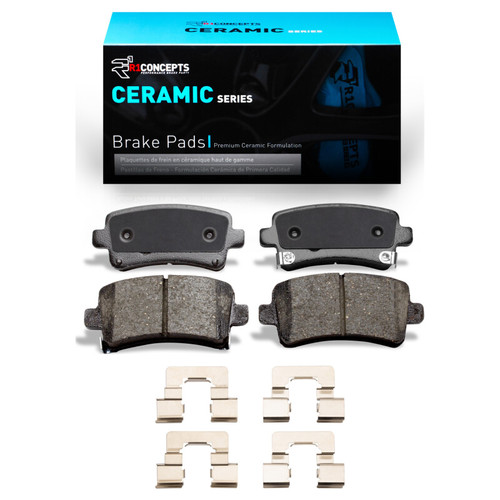 R1 11-16 Buick LaCrosse Rear Ceramic Brake Pads & Hardware Kit