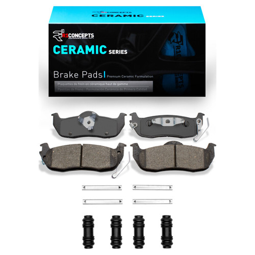 R1 04-15 Infiniti QX56 Rear Ceramic Brake Pads & Hardware Kit