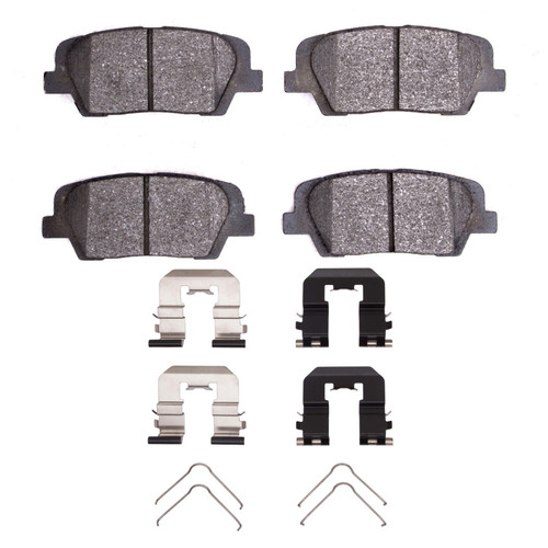R1 2010-2019 Hyundai Santa Fe XL Rear R1 Ceramic Pads & Hardware Kit