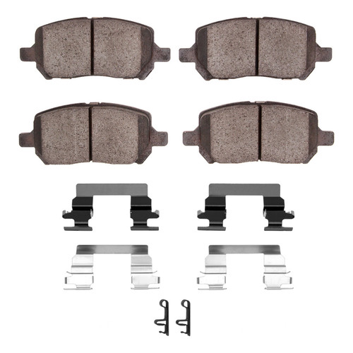 R1 03-10 Chevrolet Cobalt Front Ceramic Brake Pads & Hardware Kit