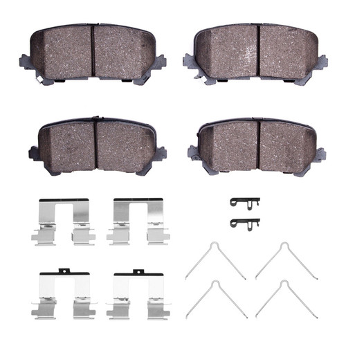R1 2007-2025 Acura MDX Rear R1 Ceramic Pads & Hardware Kit