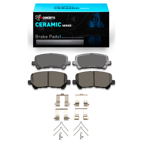 R1 2007-2025 Acura MDX Rear R1 Ceramic Pads & Hardware Kit