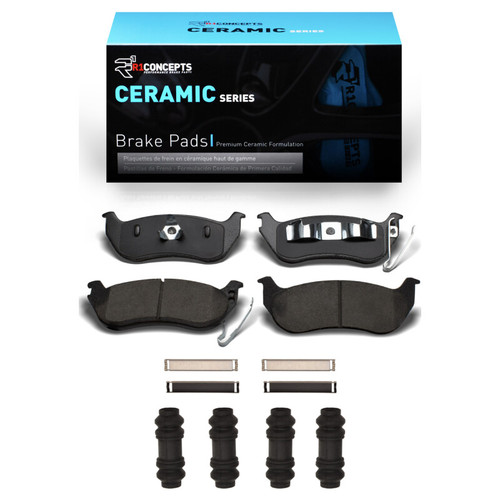 R1 2003-2010 Ford Explorer Sport Trac Rear R1 Ceramic Pads & Hardware Kit