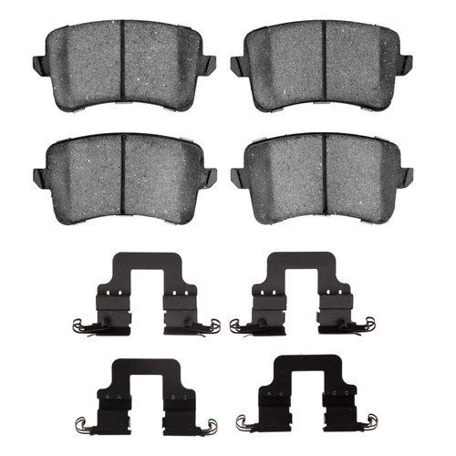 R1 2008-2017 Audi A4 Quattro Rear R1 Euro Ceramic Pads & Hardware Kit