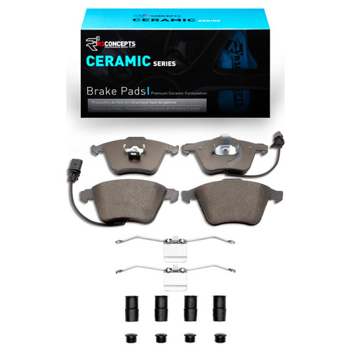 R1 2000-2011 Audi A4 (USA/Canada) Front R1 Ceramic Pads & Hardware Kit