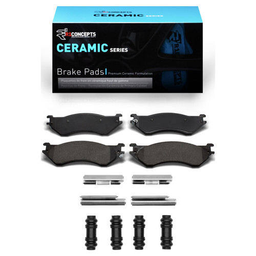 R1 1997-2004 Dodge B1500 Front R1 Ceramic Pads & Hardware Kit