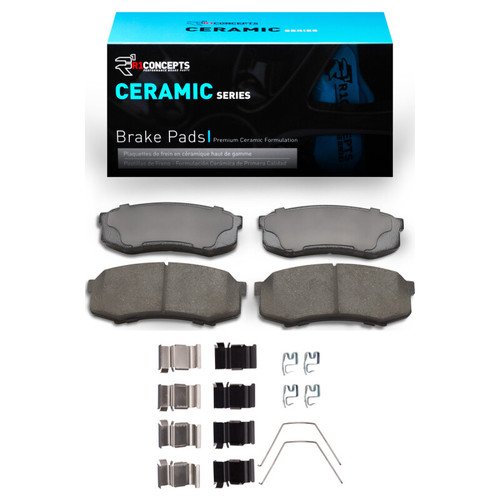R1 1993-2024 Lexus GX460 Rear R1 Ceramic Pads & Hardware Kit