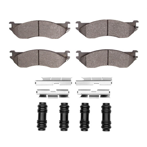 R1 02-06 Dodge Ram 1500 Pickup Front Ceramic Brake Pads & Hardware Kit