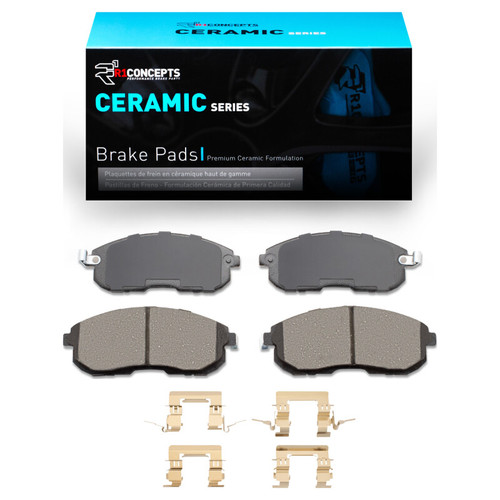 R1 99-19 Infiniti I30 Front Ceramic Brake Pads & Hardware Kit