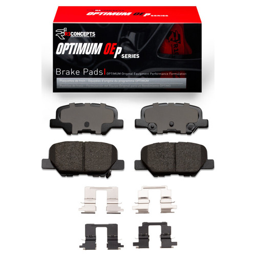 R1 14-18 Mazda 3 Rear Optimum OE Brake Pads & Hardware Kit