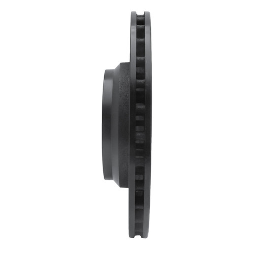 R1 05-23 Chrysler 300 Rear Right Drilled & Slotted Black Brake Rotor