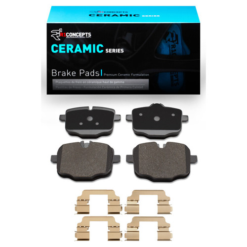 R1 11-19 BMW 535I Rear Ceramic Brake Pads & Hardware Kit