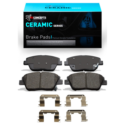 R1 09-16 Hyundai Sonata Front Ceramic Brake Pads & Hardware Kit