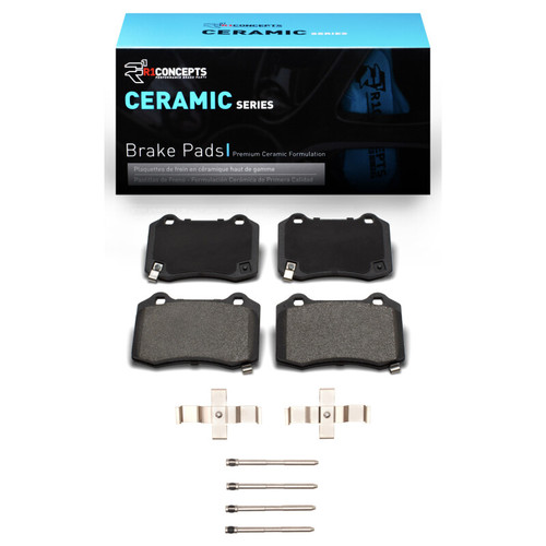 R1 10-16 Hyundai Genesis Coupe Rear Ceramic Brake Pads & Hardware Kit