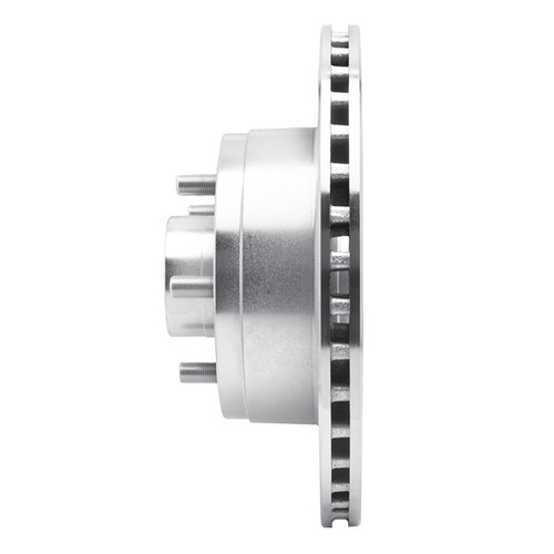 R1 1987-1990 Dodge Dakota RWD Front Right Drilled & Slotted Silver Brake Rotor