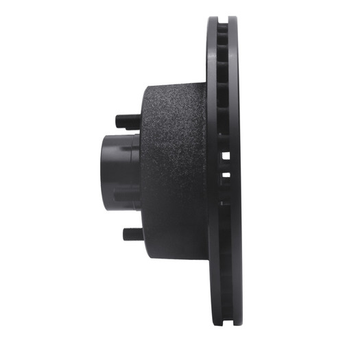 R1 73-89 Chrysler CORDOBA Front Right Drilled & Slotted Black Brake Rotor