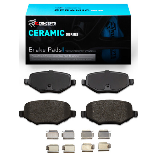 R1 2009-2019 Ford Flex Rear R1 Ceramic Pads & Hardware Kit