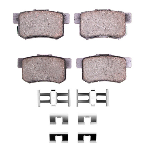 R1 2005-2018 Acura RDX Rear R1 Ceramic Pads & Hardware Kit