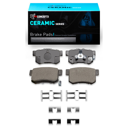 R1 2005-2018 Acura RDX Rear R1 Ceramic Pads & Hardware Kit