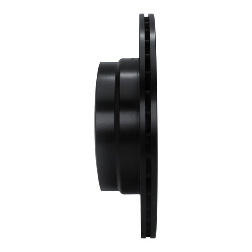 R1 07-19 BMW X5 Rear Right Drilled & Slotted Black Brake Rotor