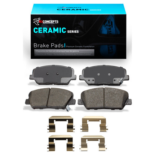 R1 2013-2015 Hyundai Veloster Front R1 Ceramic Pads & Hardware Kit
