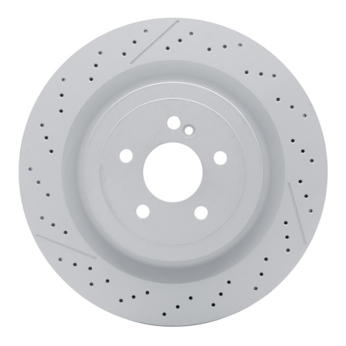 R1 2013-2023 Mercedes-Benz AMG GT Rear R1 Carbon Alloy GeoMET Rotor - Drilled and Slotted