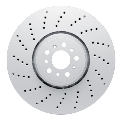 R1 2020-2025 BMW X3 Left Front GeoSPEC Coated Rotor - Drilled