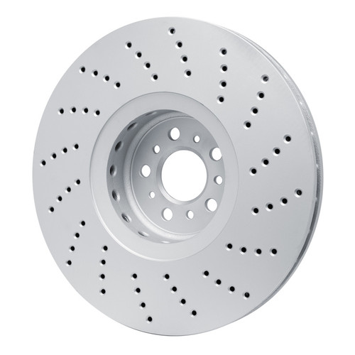 R1 2020-2025 BMW X3 Left Front GeoSPEC Coated Rotor - Drilled