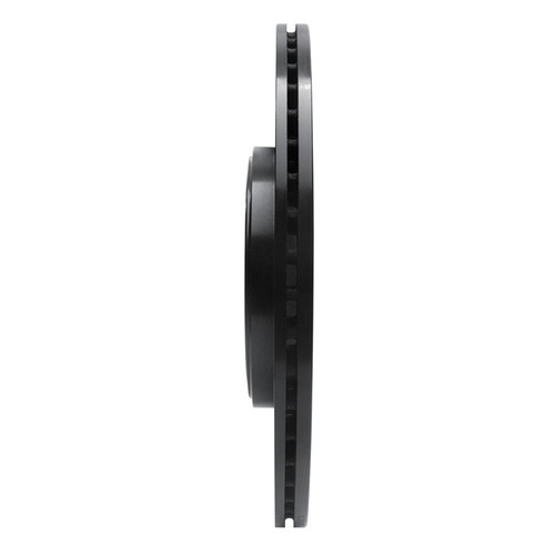 R1 06-15 Jaguar Super V8 Rear Right Drilled & Slotted Black Brake Rotor