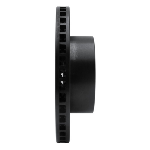 R1 89-97 Porsche 911 Front Right Drilled & Slotted Black Brake Rotor