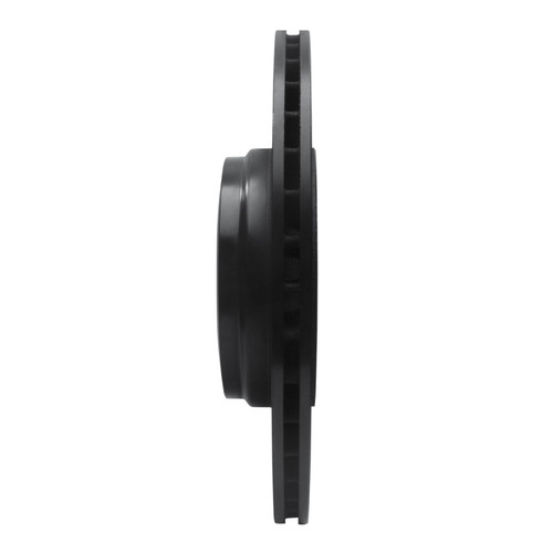 R1 09-19 BMW 760LI Rear Right Drilled & Slotted Black Brake Rotor