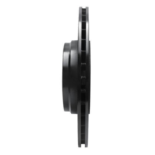 R1 09-19 BMW 750LI Rear Left Drilled & Slotted Black Brake Rotor