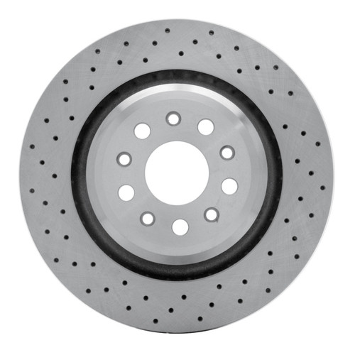 R1 2014-2022 Maserati Ghibli Rear Brake Rotor - Drilled