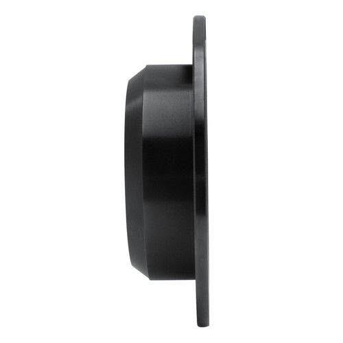 R1 86-89 Jaguar Vanden Plas Rear Left Drilled & Slotted Black Brake Rotor