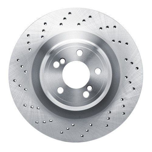R1 2015-2019 BMW X6 Left Rear Brake Rotor - Drilled