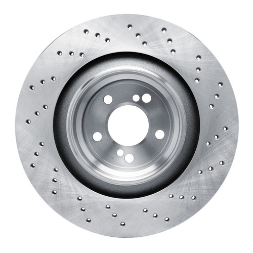 R1 2015-2019 BMW X6 Left Rear Brake Rotor - Drilled