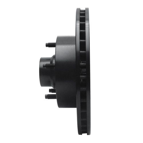 R1 03-03 Dodge Ram 1500 Van Front Right Drilled & Slotted Black Brake Rotor