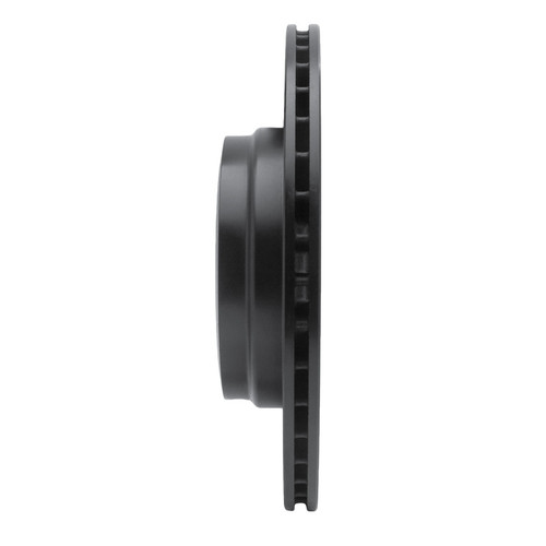 R1 06-15 BMW 335XI Rear Left Drilled & Slotted Black Brake Rotor