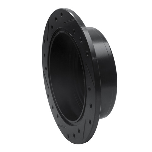 R1 99-02 Daewoo Nubira Rear Right Drilled & Slotted Black Brake Rotor