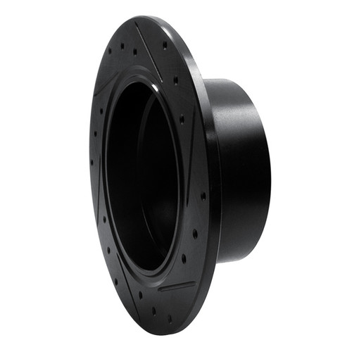 R1 96-02 BMW Z3 Rear Left Drilled & Slotted Black Brake Rotor