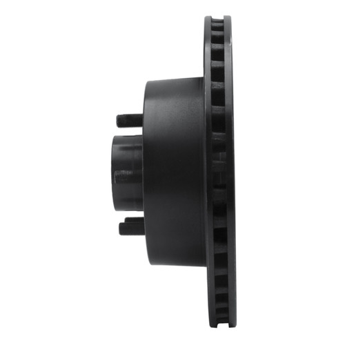 R1 91-96 Dodge Dakota RWD Front Left Drilled & Slotted Black Brake Rotor