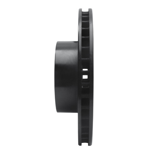 R1 87-95 BMW 735IL Front Right Drilled & Slotted Black Brake Rotor