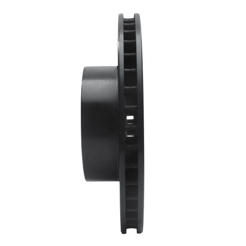 R1 87-95 BMW 540I Front Left Drilled & Slotted Black Brake Rotor