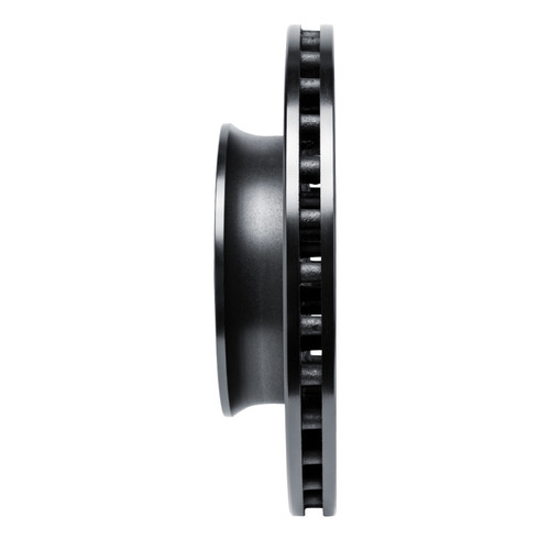 R1 06-25 American Coach PatRiot Front Right Drilled & Slotted Black Brake Rotor