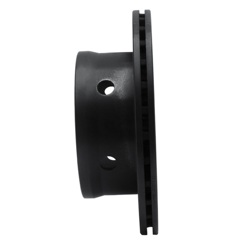 R1 02-06 Dodge Sprinter 3500 Rear Left Drilled & Slotted Black Brake Rotor