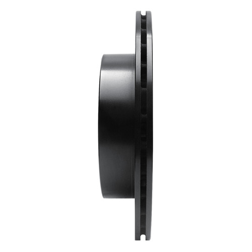 R1 03-04 Subaru Impreza Rear Left Drilled & Slotted Black Brake Rotor