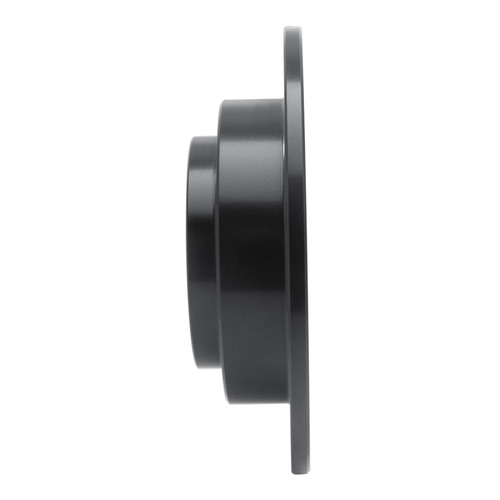 R1 90-08 Saab 9-2X Rear Right Drilled & Slotted Black Brake Rotor