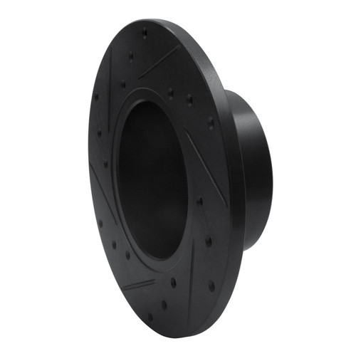 R1 77-83 BMW 320I (USA/Canada) Front Right Drilled & Slotted Black Brake Rotor