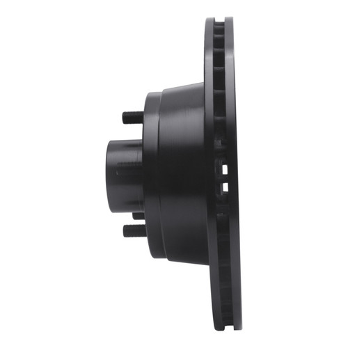 R1 76-81 Chrysler CORDOBA Front Right Drilled & Slotted Black Brake Rotor