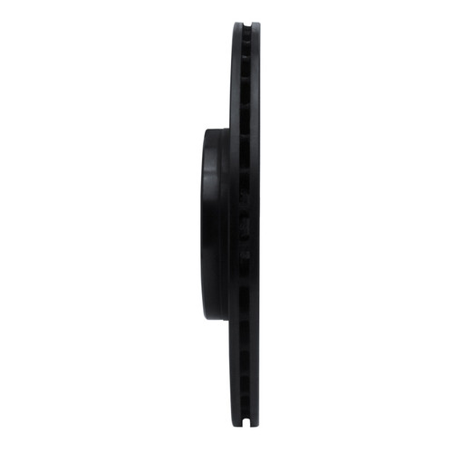 R1 16-26 Volvo V90 Rear Left Drilled & Slotted Black Brake Rotor